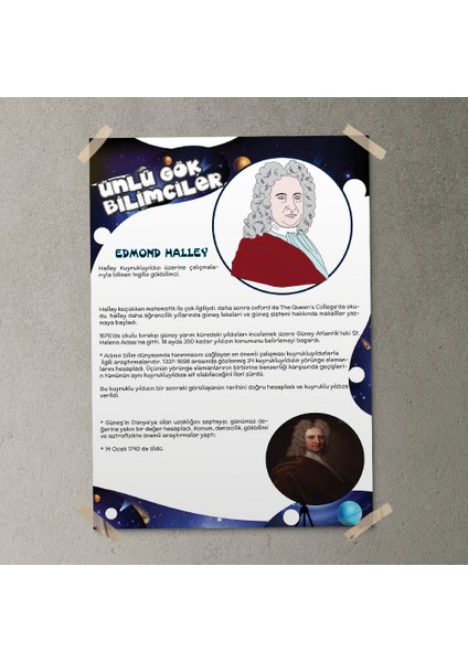 Edmond Halley Posteri - PO525 fırsatları