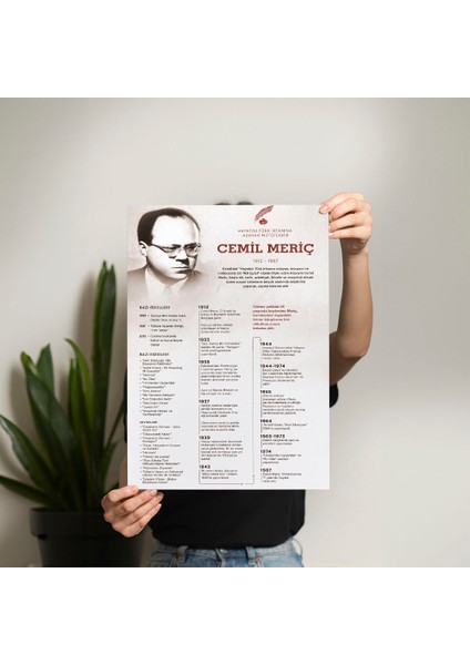 Cemil Meriç Posteri - PO795
