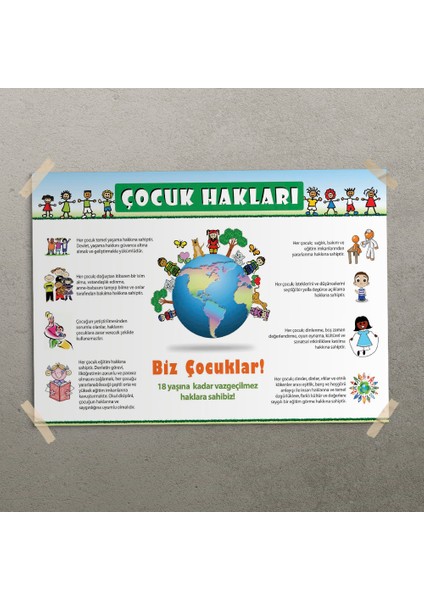 Çocuk Hakları Posteri - PO568 modelleri