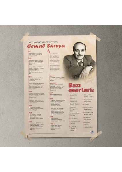 Cemal Süreyya Posteri - PO772
