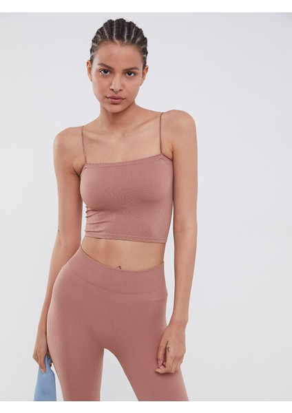 Lcw Active Kare Yaka Düz Askılı Kadın Spor Atlet