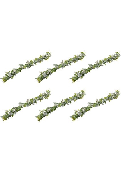 Kuzu Kulak Garland Yeşillik ve Okaliptüs Asma / 38 Inç Uzun/hafif (Yurt Dışından)