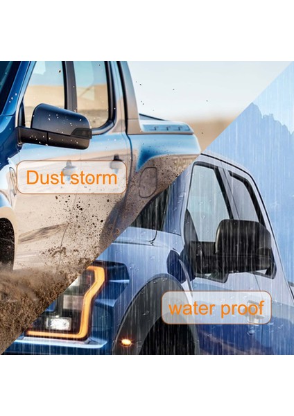 Sol + Sağ Dikiz Aynası Aydınlatma Koruması Gösterge Dönüş Sinyali Lambası Kapağı Ford Everest Ranger 2012-2020 (Ampul Olmadan) (Yurt Dışından) modelleri