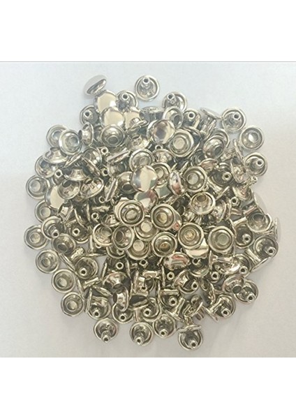 100 Adet Dıy Perçin Metal Pano - Gümüş (Yurt Dışından)