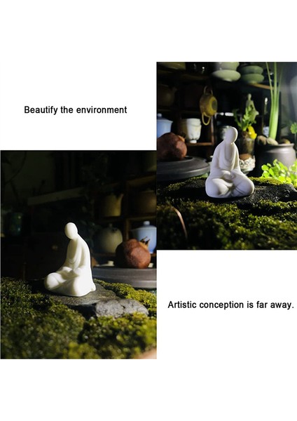 2x Mini Beyaz Seramik Buda Heykeli Meditasyon Buda Heykeli Dekorasyon (Yurt Dışından) fırsatları