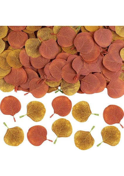 Dıy Düğün Partisi Için 400 Adet Yapraklar (Kırmızı + Güz Sarı) (Yurt Dışından) fiyatları