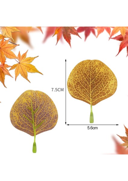 Dıy Düğün Partisi Için 400 Adet Yapraklar (Kırmızı + Güz Sarı) (Yurt Dışından) modelleri