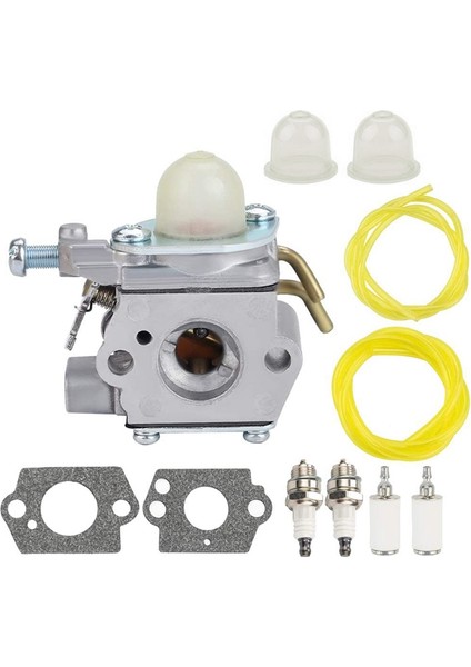 C1UH142 Homelite UT-085801 UT-21947 Craftsman 26CC Edger Ot Biçme Makinesi Üfleyici Için Yakıt Hattı Ayar Kiti ile Karbüratör (Yurt Dışından)