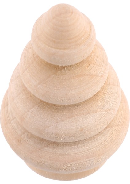 Boş Dıy Ahşap Noel Ağacı Peg Bebekler Parti Pastası Paketi 10'lu (Yurt Dışından)