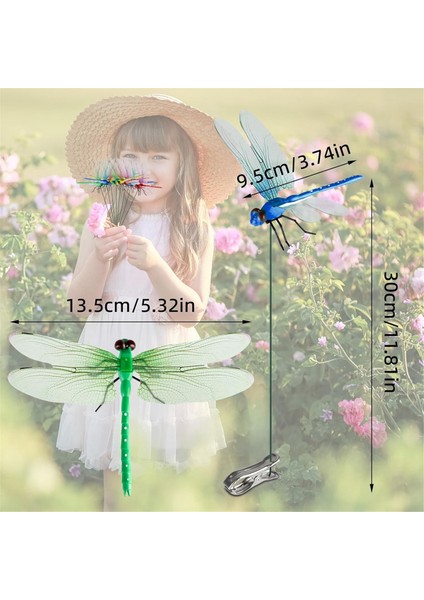 12 Adet Yapay Yusufçuk Kutup Klipsi, Outdoo 3D Dekor ile Uyumlu (Yurt Dışından)