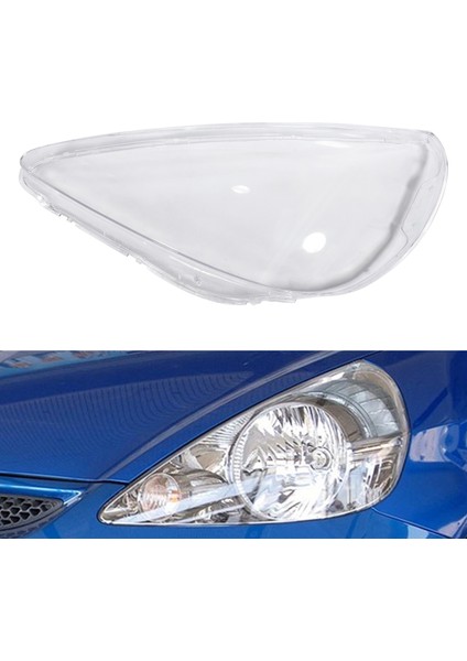 Araba Şeffaf Abajur Kafa Işık Lambası Kapağı Cam Lamba Gölge Ön Far Kabuk Honda Fit Hatchback 03-07 (Yurt Dışından) indirimleri