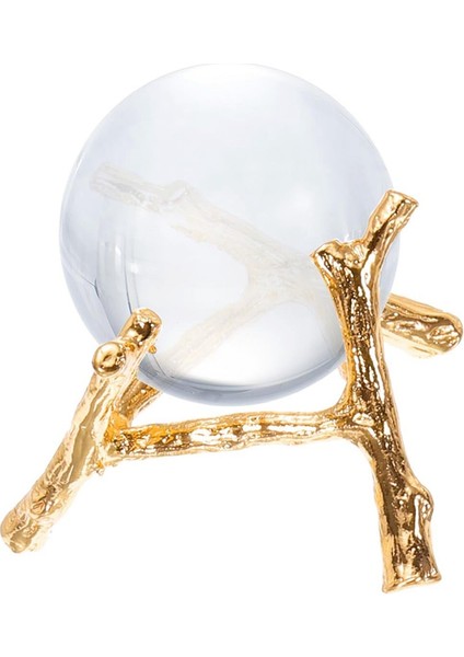 Metal Kristal Top Ekran Tutucu Yumurta Küresi Altın Modern Sadelik (Yurt Dışından)