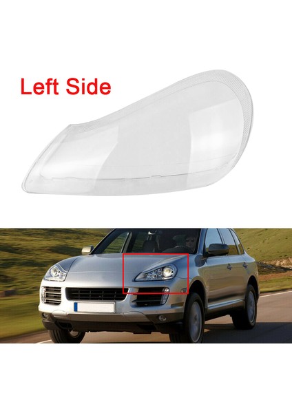 Araba Temizle Ön Sol Far Camı Kapağı Yedek Far Far Lambası Kapağı-Porsche Cayenne 2008-2010 (Yurt Dışından) fiyatları