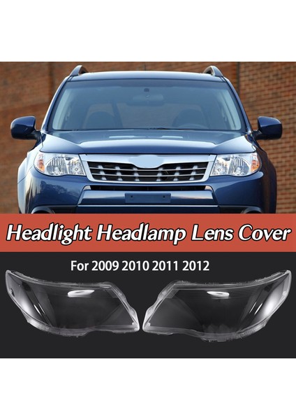 Subaru Forester 2009 2010 2011 2012 Için Araba Far Camı Kapağı Far Abajur Otomatik Işık Muhafazası Sol (Yurt Dışından) fırsatları