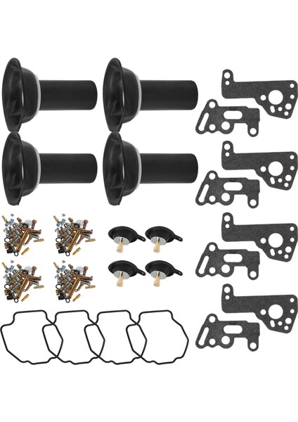 4 Takım V-Max 1200 Vmax 1985-2000 V-MAX1200 Motosiklet Karbüratör Tamir Kiti Piston (Yurt Dışından)