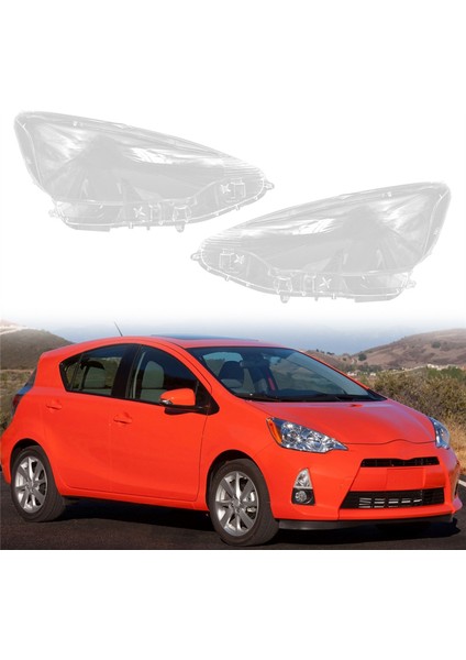 Araba Sağ Far Kabuk Lamba Gölge Şeffaf Lens Kapağı Far Kapağı Toyota Prius C 2012 2013 2014 (Yurt Dışından) fiyatları