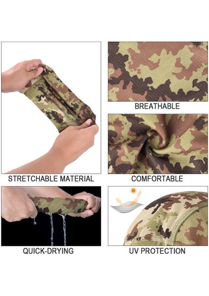 Açık Toz Geçirmez Güneş Yüz Maskesi Taktik Kamuflaj Tam Yüz Maskesi Avcılık Bisiklet Bisiklet Boyun Koruması (Python Yeşil) (Yurt Dışından) fiyatları