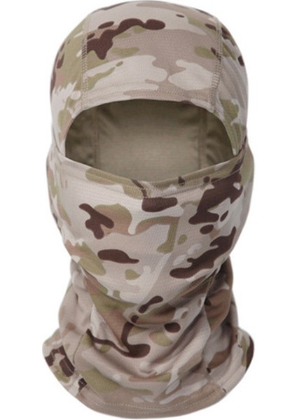Açık Toz Geçirmez Güneş Yüz Maskesi Taktik Kamuflaj Tam Yüz Maskesi Avcılık Bisiklet Bisiklet Boyun Koruması (Python Yeşil) (Yurt Dışından) indirimleri