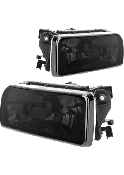 Sol ve Sağ Ön Tampon Far Sis Lambaları Konut Bmw E36 318I 318TI 1992-1998 Araba Sis Farları Füme Kapakları (Yurt Dışından)