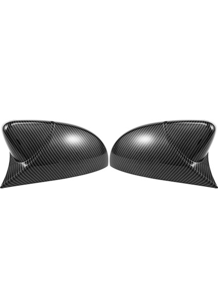 Scirocco 2009-2018 Için Plastik Kapı Yan Kanat Dikiz Aynası Öküz Boynuz Kapak Kapağı Araba Aksesuarları (Yurt Dışından)