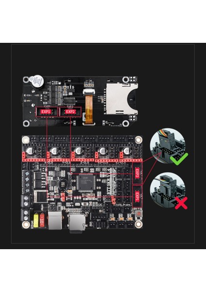 Mks MINI12864 V3 Ekleme Sd Kart Yan LCD Akıllı Ekran 3D Yazıcı Parçaları Mks Robin Nano V2/3 Genl Mini 12864 (Yurt Dışından)