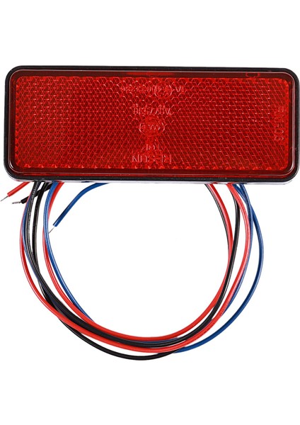 LED Reflektör Kırmızı Arka Kuyruk Fren Stop Marker Hafif Kamyon Römork Suv Motosiklet (Yurt Dışından)