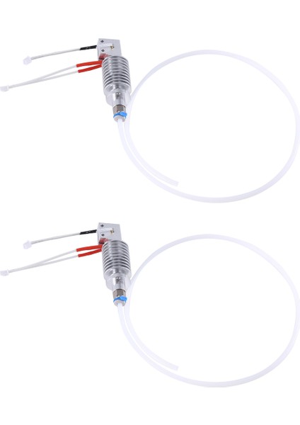 Adet 3D Yazıcı Kafası Anycubic Vyper 24 V Isıtıcı ile Hotend Isı Emici Uzun Mesafe J-Kafa Ekstruder 5 Adet 0.4mm Meme (Yurt Dışından)