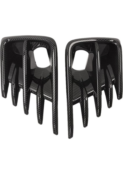 Honda City 2019 2020 Için Çift Karbon Fiber Ön Tampon Sis Lambası Lambası Kapağı Çerçeveleri Araba Aksesuarları (Yurt Dışından) indirimleri