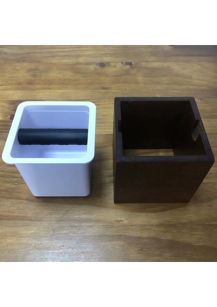 Ahşap Kahve Sabotaj Knock Box Abs Derin Bükülmüş Tasarım Kahve Cürufu Sıçrama Değil Manuel Kahve Değirmeni Kahve Aksesuarı (Yurt Dışından) indirimleri