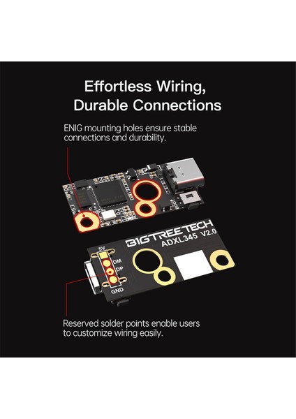 Bıgtreetech Btt ADXL345 V2.0 Ivmeölçer Kurulu Stealthburner Klipper Ekstruder Hotend Ahududu Pi 3D Yazıcı Parçaları (Yurt Dışından)