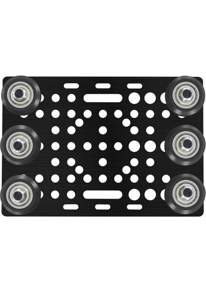 V-Yuvası Portal Plaka Seti 20-80MM V-Yuvası ile Katı V Tekerlek Pom Kiti Profiller Için Cnc Makine Parçası 3D Yazıcı Parçaları (Yurt Dışından)