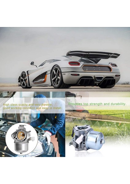 699831 Briggs & Stratton 283702 283707 284702 Çim Biçme Makinesi Motorları Için Hava Filtresi Kitli Karbüratör (Yurt Dışından) modelleri