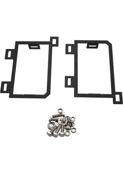 Araba LED Sis Lambası Ön-Gizli Tampon Montaj Braketleri Dodge Ram 1500 2013-2018 Için 3 Inç LED Işık Kareler (Yurt Dışından)