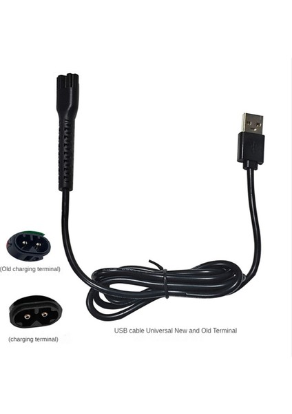 8148/8591/85048509//2240/2241 Elektrikli Saç Kesme Makinesi Aksesuarları Için USB Şarj Kablosu (Yurt Dışından)