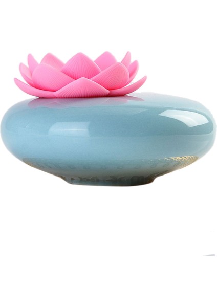 Uçucu Yağ Difüzörü, Ofis Masası Için Kişisel Lotus Nemlendiriciler, Sevimli Lotus USB Serin Mist Nemlendirici, Pembe + Mavi (Yurt Dışından)