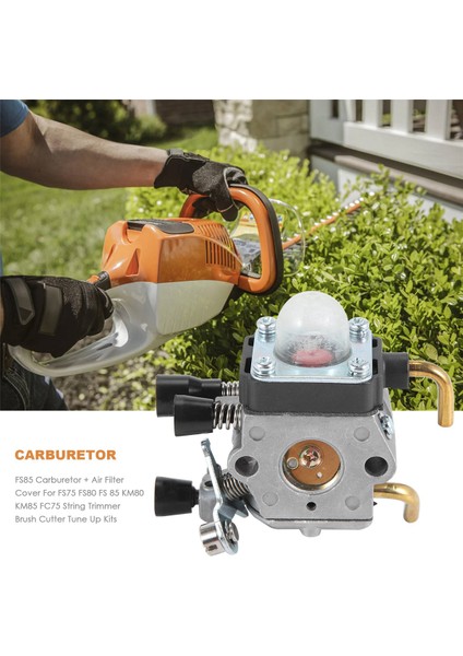 FS85 Karbüratör + Hava Filtresi Kapağı Stıhl FS75 FS80 Fs 85 KM80 KM85 FC75 Ot Biçme Makinesi Çalı Kesici Ayar Kitleri (Yurt Dışından) fırsatları