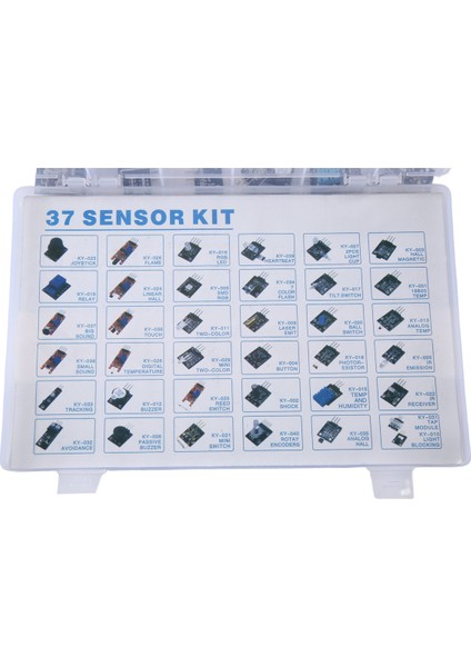 Sensör Kiti Sensör Seti Arduino Için 45 Sensör 45'i 1 Arada Sensör Modülleri Kutulu Başlangıç Kiti (Yurt Dışından)