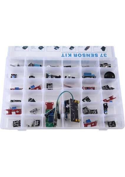 Sensör Kiti Sensör Seti Arduino Için 45 Sensör 45'i 1 Arada Sensör Modülleri Kutulu Başlangıç Kiti (Yurt Dışından)