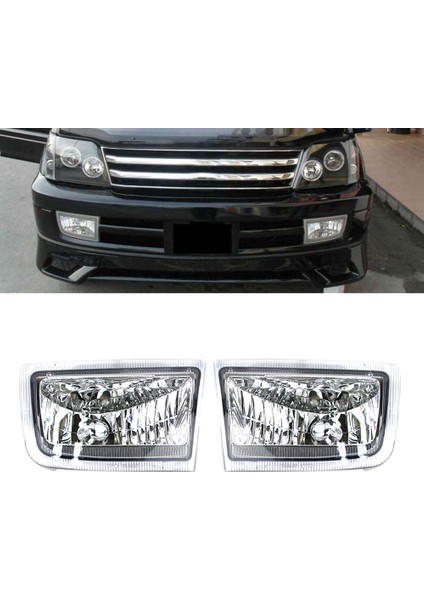 Araba Ön Sol Sağ Tampon Sis Farları Montaj Sis Lambası Ampul Olmadan Toyota Land Cruiser Prado 90 FJ90 3400 96-03 (Yurt Dışından) fiyatları
