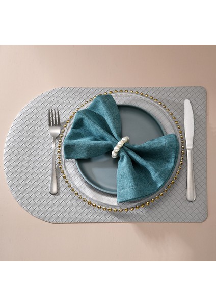 10 Adet Taklit Peçete Halkası Taklidi Boncuklu Peçete Halkası Tutucu Yemek Masası Dekorasyon Için Parti, Düğün (Yurt Dışından)