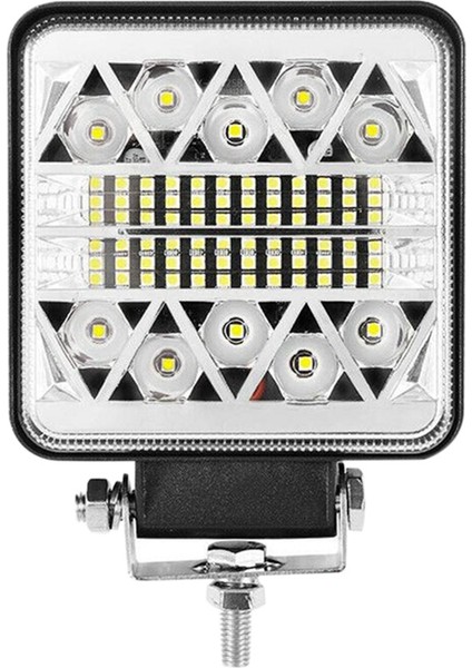 102W 10-30V 4 Inç 34LED Çalışma Lambası Çubuğu Araba Suv Off Road Spot Sürüş Sis Lambası Ampulü 39800LM 6000K Araba Kamyon Suv Için (Yurt Dışından)