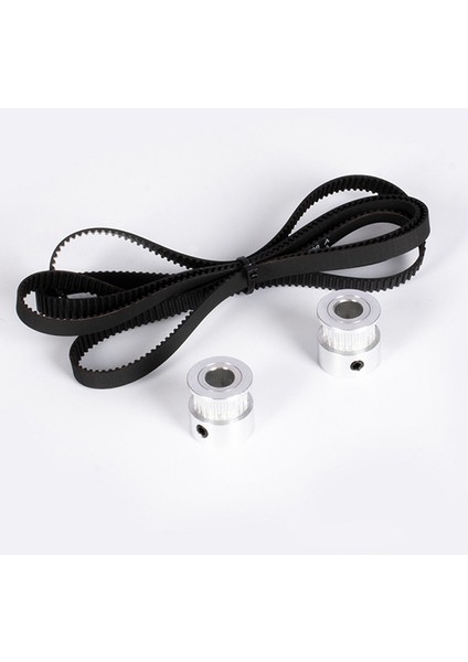 Z Ekseni Gt2 Triger Kayışı Kasnak Kiti 24 Dişli Senkron Tekerlek ve 1210MM Kayış Tronxy X5SA-400/X5SA -400PRO/X5SA-400-2E (Yurt Dışından)