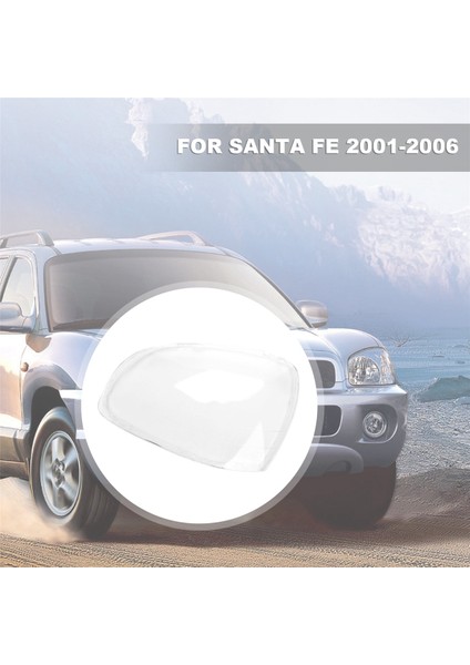 Sol Taraf Hyundai Santa Fe 2001 02 03 04 05 2006 Araba Far Camı Kapağı Abajur Ön Otomatik Işık Muhafazası (Yurt Dışından) indirimleri