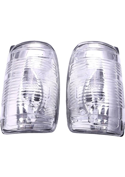 Ford Transit Mk8 2014-ONWARDS Için 1 Çift Sağ ve Sol Yan Kapı Kanat Ayna Şeffaf Gösterge Lens (Yurt Dışından)