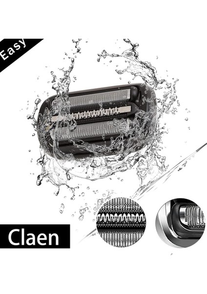 Paket Serisi 5/6 53B Elektrikli Folyo Tıraş Makinesi Için Yedek Kafa 5020CS 5018S 5035S 5049CS 5050CS 6020S 6040CS (Yurt Dışından)