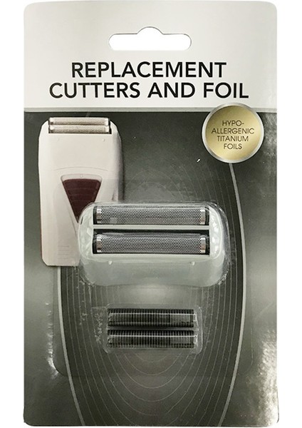 Profesyonel Yedek Titanyum Folyo ve Kesici Tıraş Bıçakları Tıraş Makinesi Kafa Setleri 17155 17150 17200 Shaver-A (Yurt Dışından)