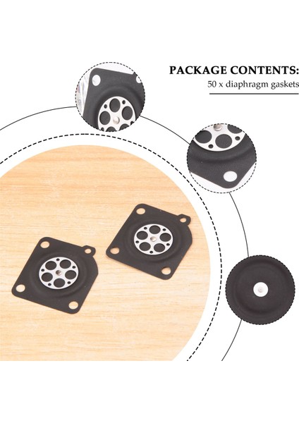 50 Adet A015006 Karbüratör Diyafram Zama C1-M2B C1S-E1 C1S-E2 C1S-H4A C1S-H4B C1S-H4C C1S-H8 C1S-H8A C1S-K1D C1S-S3 (Yurt Dışından)