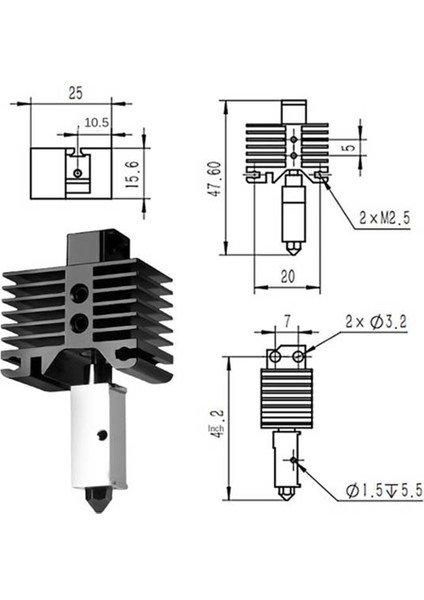 Bambu Lab Boncuk X1/P1P Sert Bileşenler Için 3D Yazıcı Aksesuarları (Yurt Dışından)