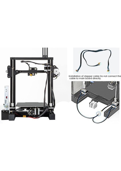 Ender 3D Yazıcı Için Ender 3 Çift Z Ekseni Yükseltme Kiti Ender 3/ender 3 V2/ender 3 Pro Için 3D Yazıcı Aksesuarları Kiti (Yurt Dışından)