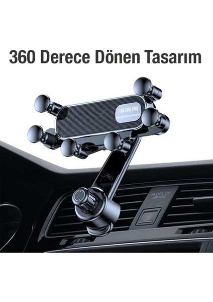 One Pro 360° Dönebilen Araç Içi Havalandırma Telefon Tutucu